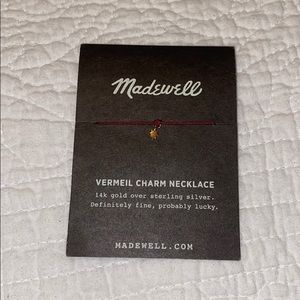 NWT Madewell Vermeil Charm Necklace